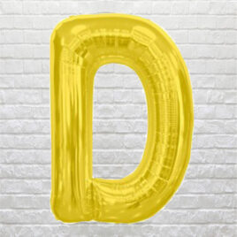 Gold Letter D