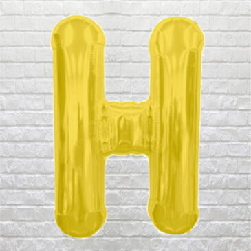 Gold Letter H