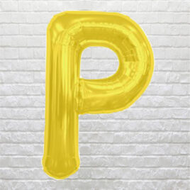 Gold Letter P