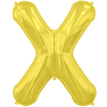 X Gold Letter Foil