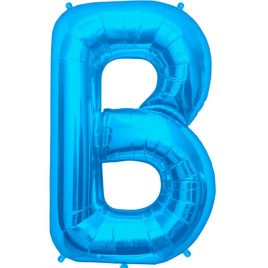 B Blue Letter Foil