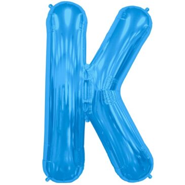 K Blue Letter Foil