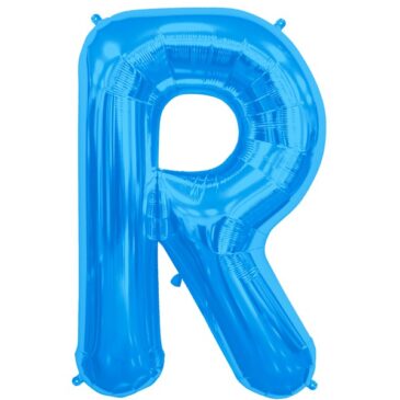 R Blue Letter Foil