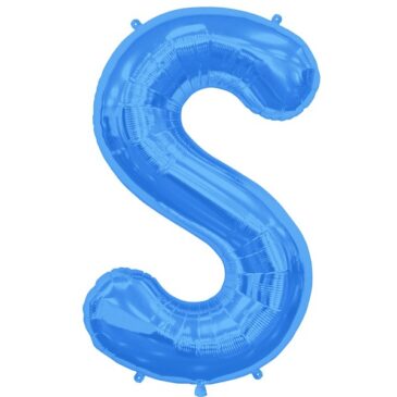 S Blue Letter Foil