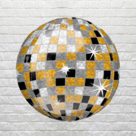 Metallic “Disco Ball” Balloon