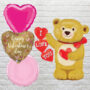 cute valentine bear combo