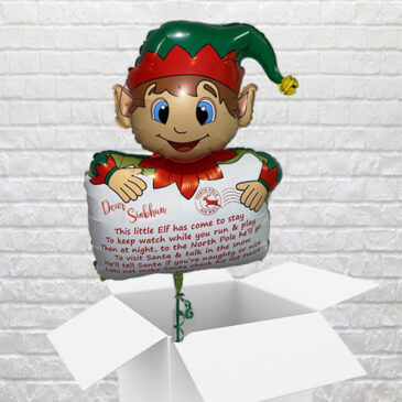 Elf Letter Balloon in a Box